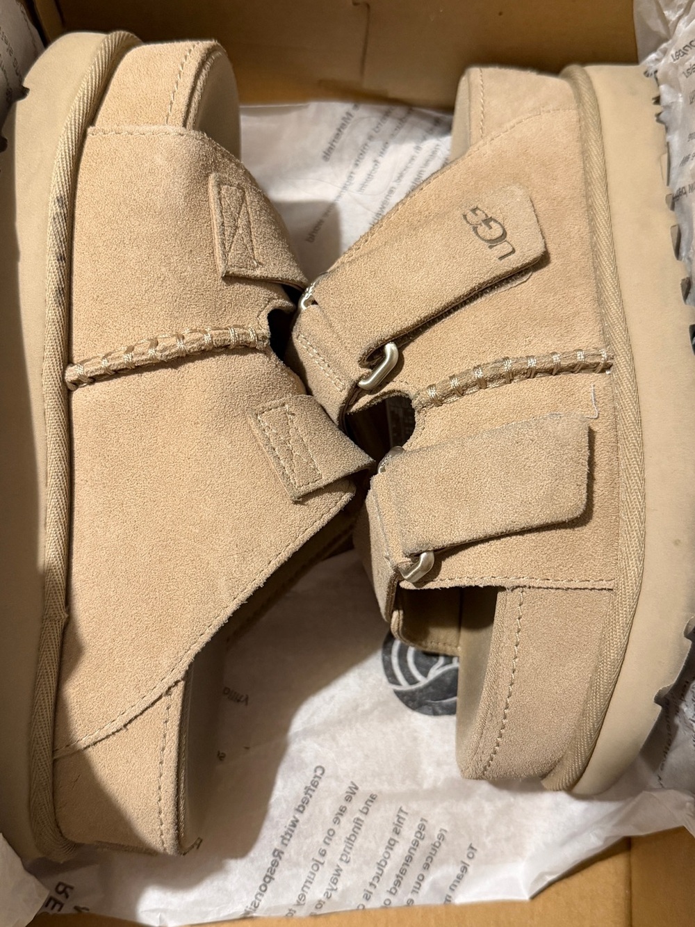 UGG Suede Women Platform Sandals